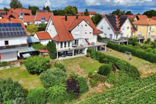Außenansicht Garten - Doppelhaushälfte in 86673 Bergheim mit 180m² kaufen