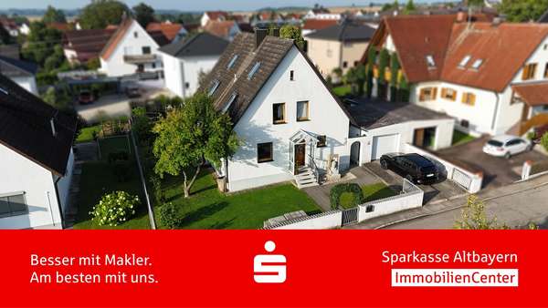 Straßenansicht - Einfamilienhaus in 86643 Rennertshofen mit 157m² kaufen