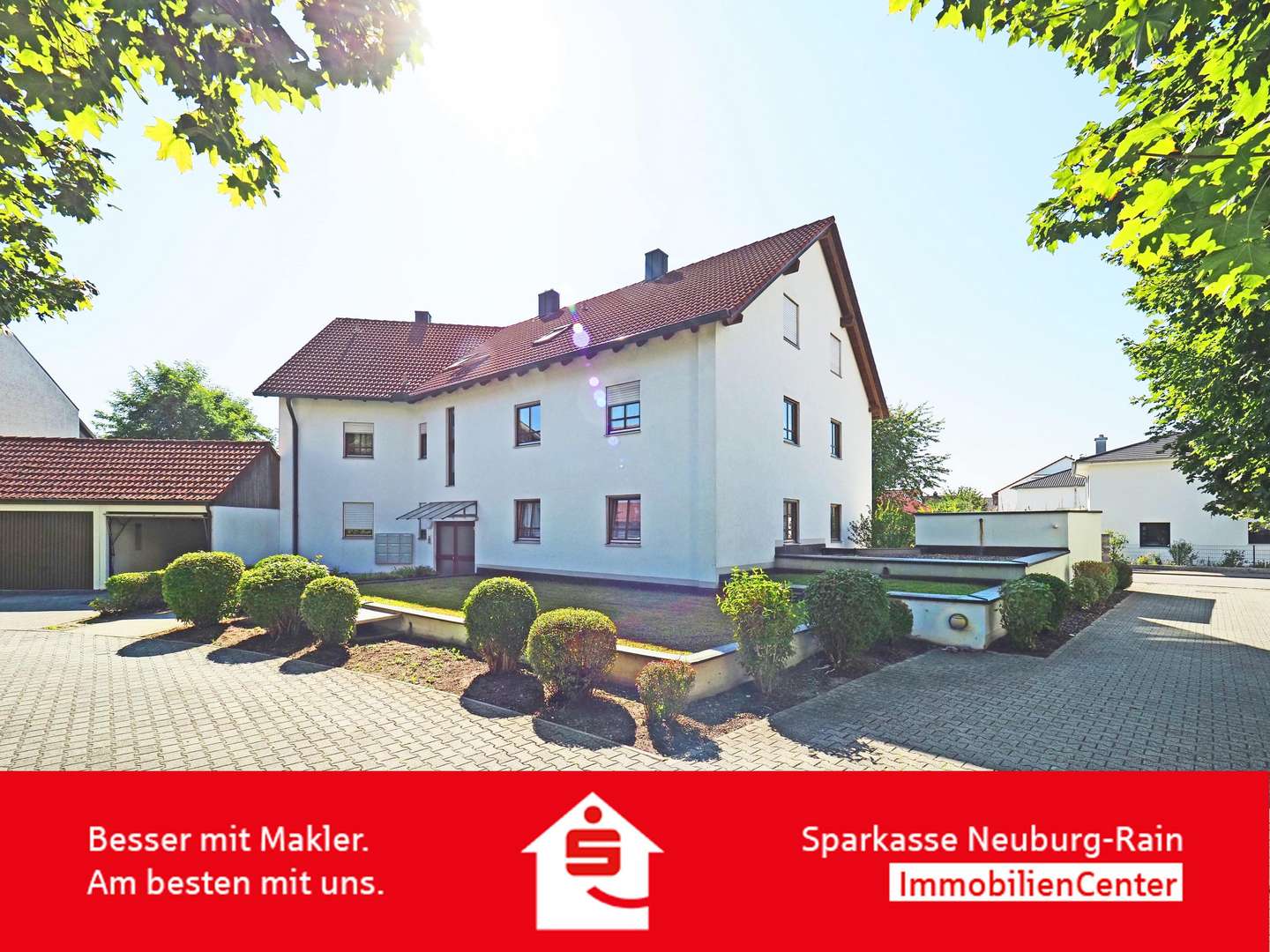 Außenansicht - Erdgeschosswohnung in 86633 Neuburg mit 62m² kaufen