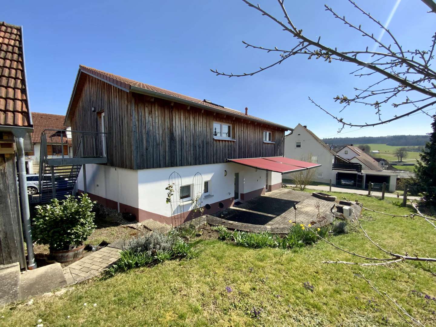 Nord-/Westansicht - Einfamilienhaus in 86687 Kaisheim mit 134m² kaufen