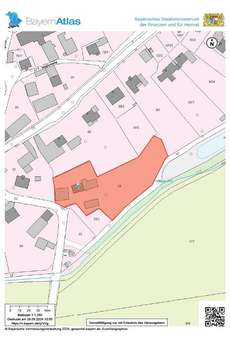 Parzellenkarte Bayernatlas - Grundstück in 86687 Kaisheim mit 5176m² kaufen