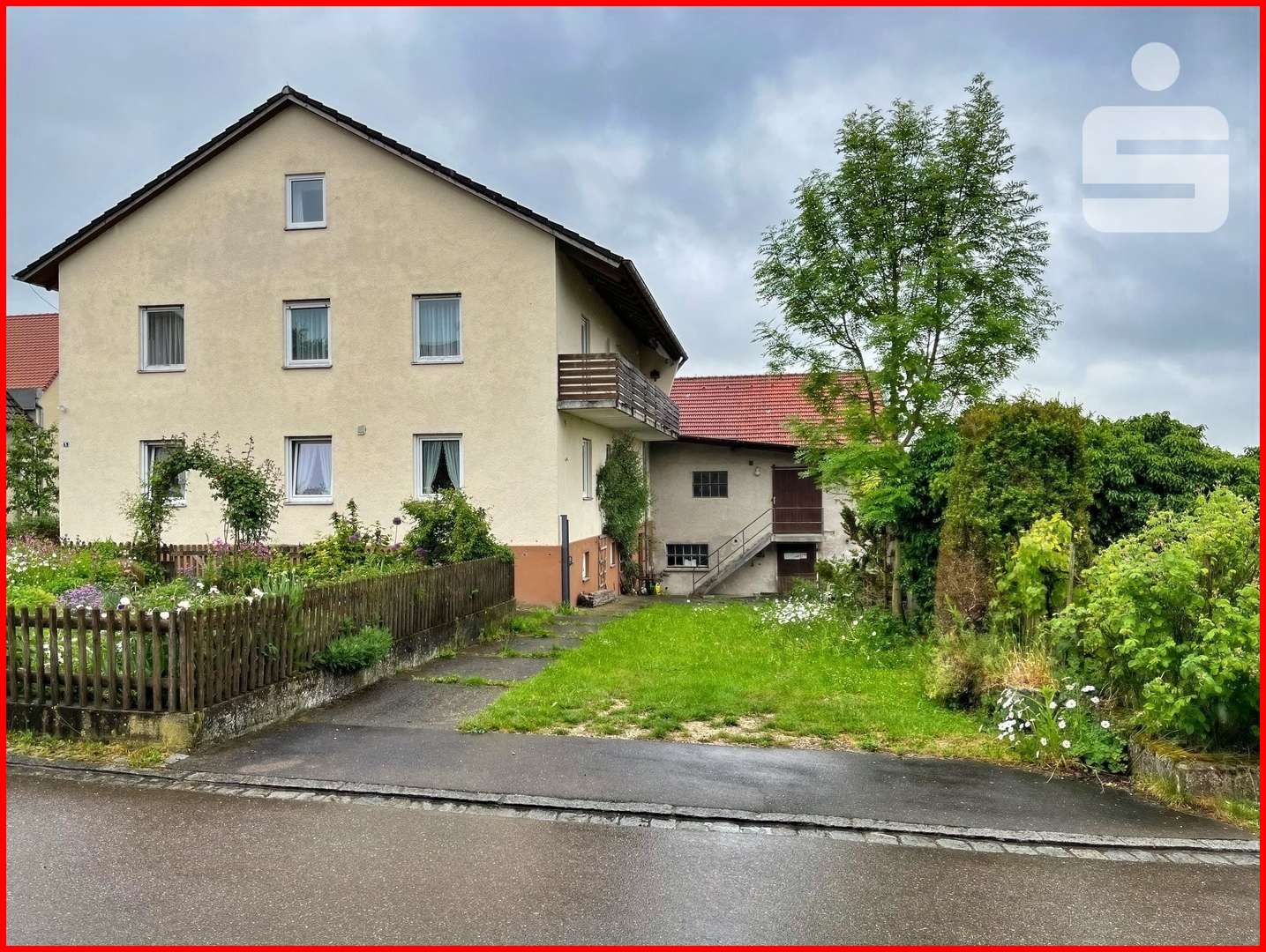 Nord-/Westseite mit Balkon - Bauernhaus in 89446 Ziertheim mit 213m² kaufen