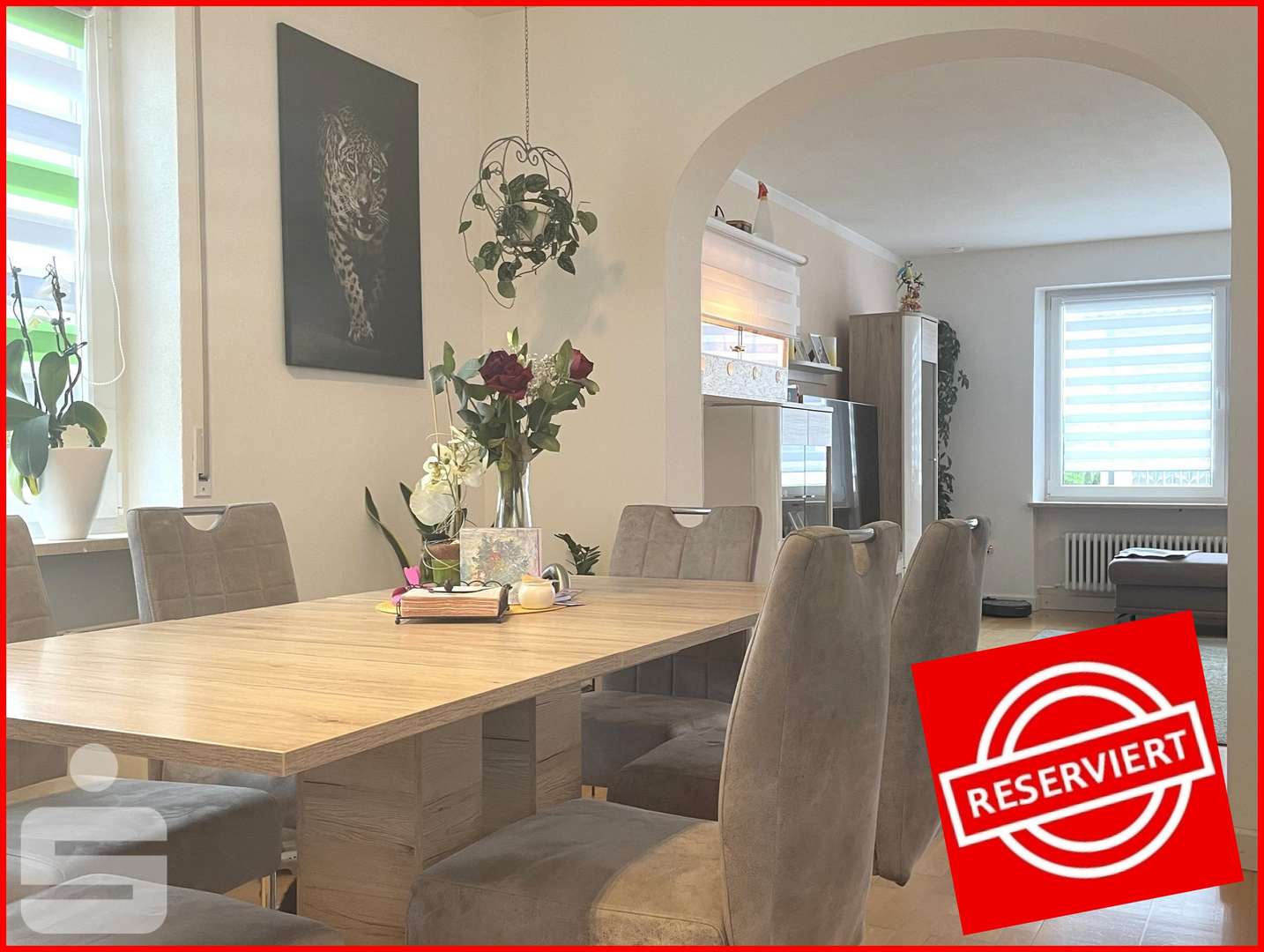 Essbereich mit Durchgang zum Wohnzimmer Essbereich mit Durchgang zum Wohnzimmer - Etagenwohnung in 89407 Dillingen mit 127m² kaufen