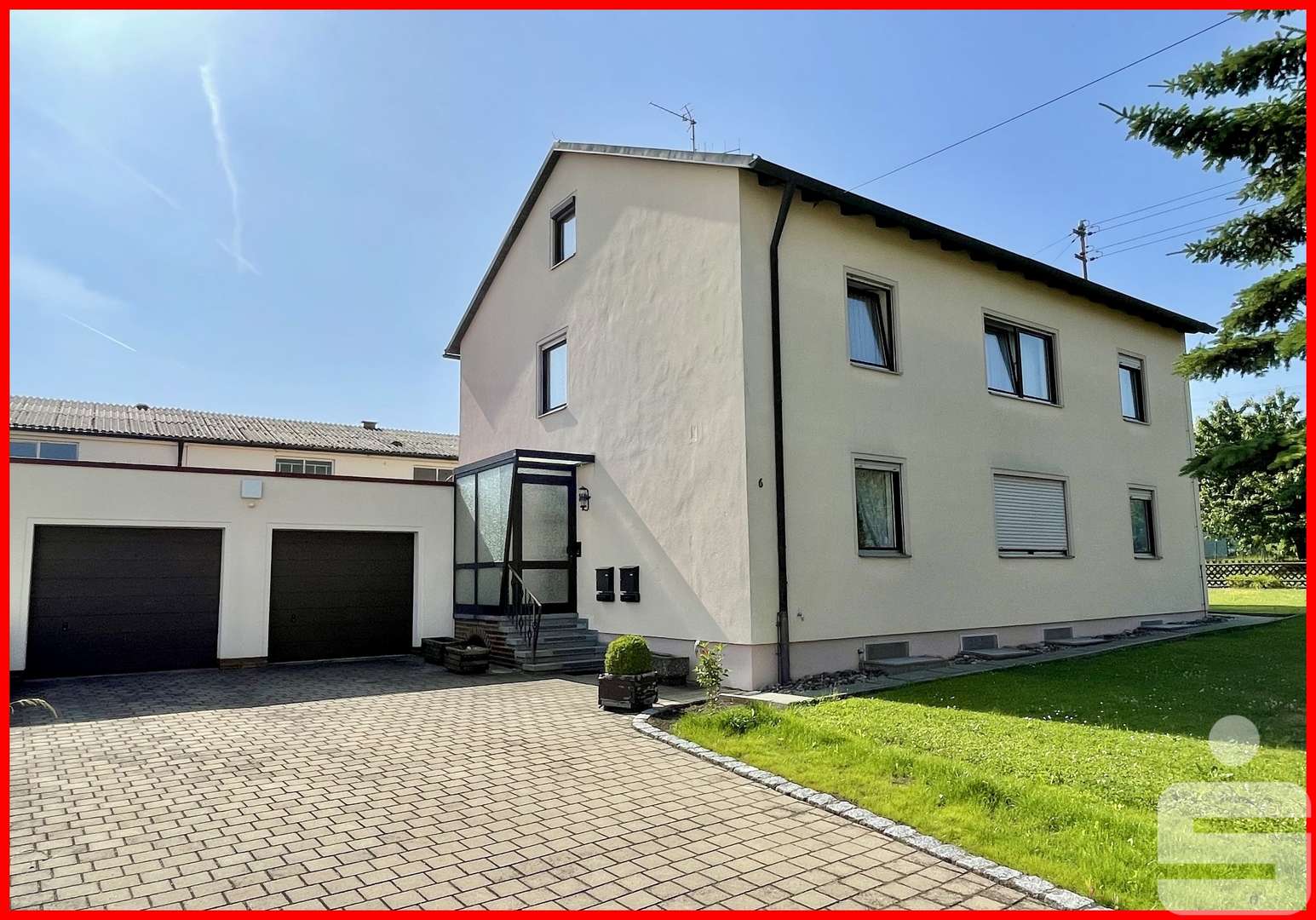 Außenansicht - Zweifamilienhaus in 86757 Wallerstein mit 166m² kaufen