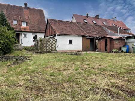 Rückansicht - Doppelhaushälfte in 89407 Dillingen mit 106m² kaufen