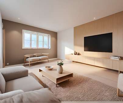 Einrichtungsbeispiel / Wohn- und Esszimmer - Erdgeschoss - Einfamilienhaus in 86609 Donauwörth mit 121m² kaufen