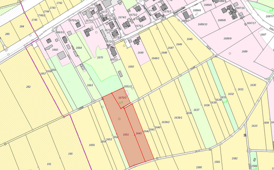 Ausschnitt_Flurkarte1 - Grundstück in 89420 Höchstädt mit 12632m² kaufen