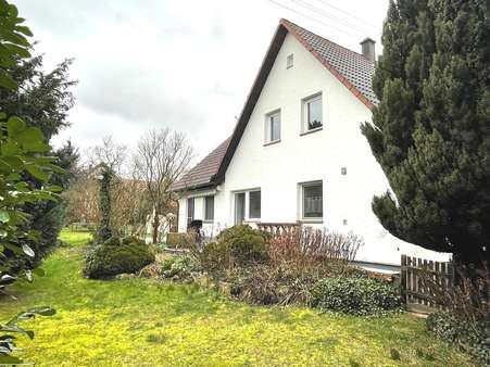 Außenansicht Terrasse - Zweifamilienhaus in 89434 Blindheim mit 175m² kaufen