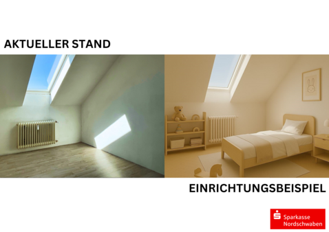 Kinderzimmer Kinderzimmer - Dachgeschosswohnung in 89415 Lauingen mit 71m² kaufen