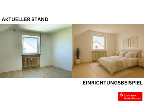 Schlafzimmer Schlafzimmer - Dachgeschosswohnung in 89415 Lauingen mit 71m² kaufen