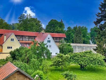 Blick vom Balkon - Maisonette-Wohnung in 86720 Nördlingen mit 62m² kaufen