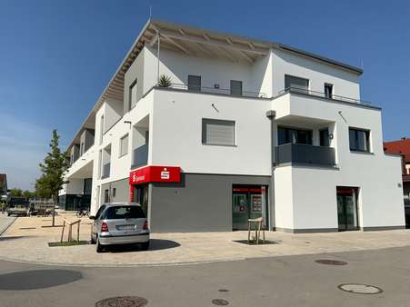 Ostansicht - Sparkassenfiliale - Büro in 86663 Asbach-Bäumenheim mit 73m² kaufen