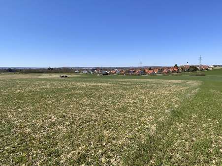 Blick aus Süd-Ost nach Finningen - Grundstück in 89233 Neu-Ulm mit 29780m² kaufen