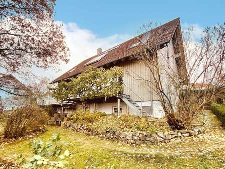 Nordostansicht/Gartenzugang - Einfamilienhaus in 86519 Wiesenbach mit 179m² kaufen