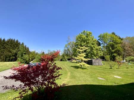 Blick von der Terrasse in den - Maisonette-Wohnung in 88138 Sigmarszell mit 110m² kaufen