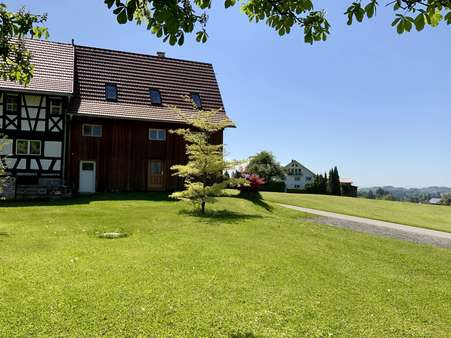 Gartenseite - Maisonette-Wohnung in 88138 Sigmarszell mit 110m² kaufen