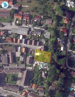 Lage / Grundstückszuschnitt Lage / Grundstückszuschnitt - Grundstück in 86199 Augsburg mit 959m² kaufen