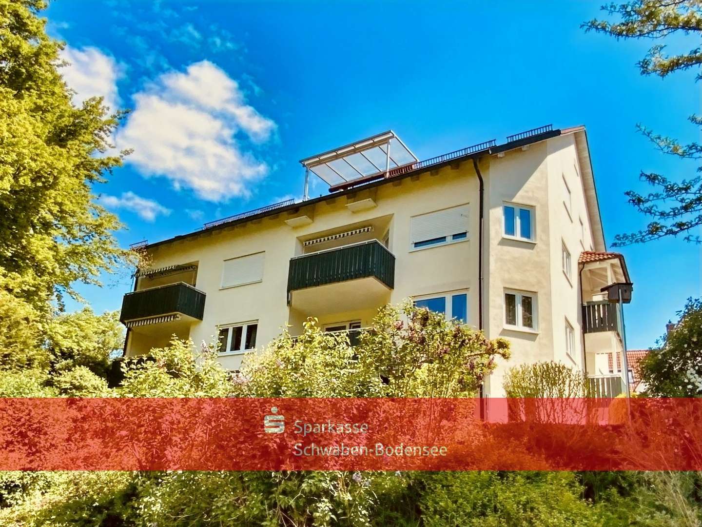 Südwestansicht - Erdgeschosswohnung in 86381 Krumbach mit 95m² kaufen