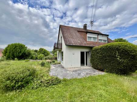 Terrassenansicht Terrassenansicht - Einfamilienhaus in 89312 Günzburg mit 129m² kaufen