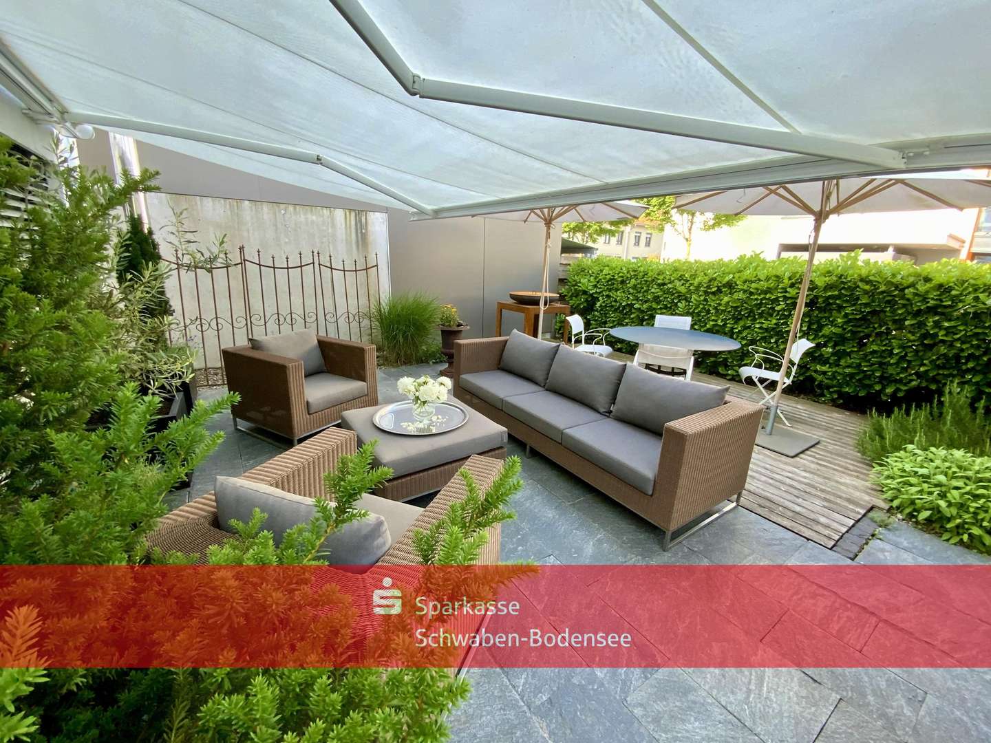 Terrasse und Garten Terrasse und Garten - Doppelhaushälfte in 88131 Lindau mit 104m² kaufen