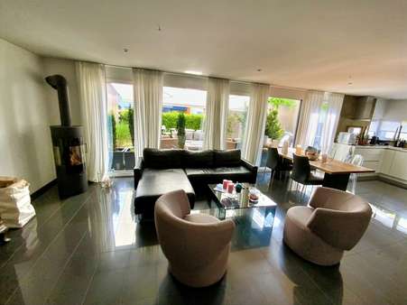 Wohnzimmer Wohnzimmer - Doppelhaushälfte in 88131 Lindau mit 104m² kaufen