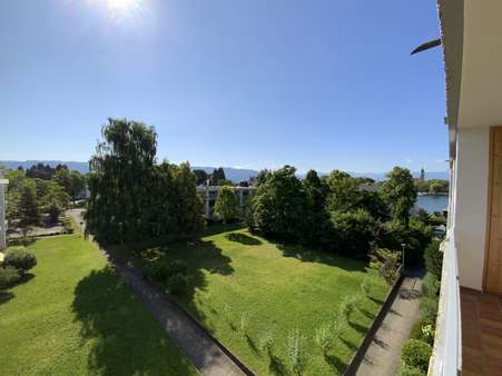 Balkon - Blick Balkon - Blick - Etagenwohnung in 88131 Lindau mit 85m² kaufen