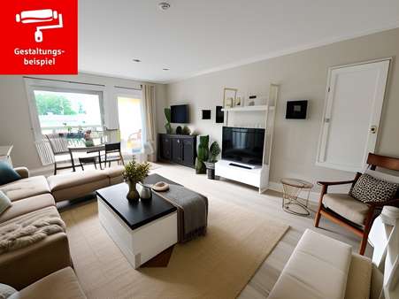 Wohnzimmer Wohnzimmer - Etagenwohnung in 88131 Lindau mit 85m² kaufen