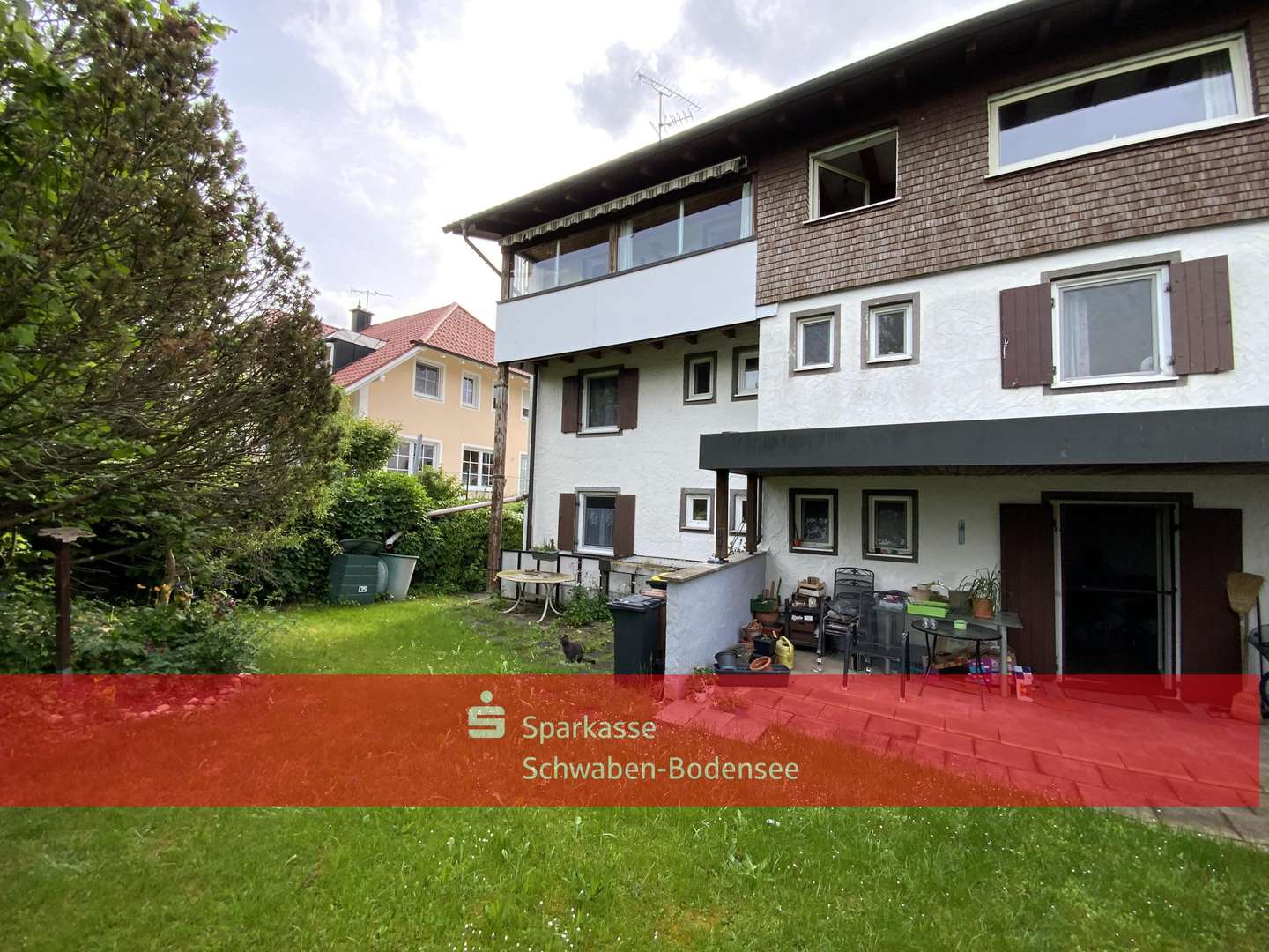 Gartenansicht - Zweifamilienhaus in 86825 Bad Wörishofen mit 245m² kaufen