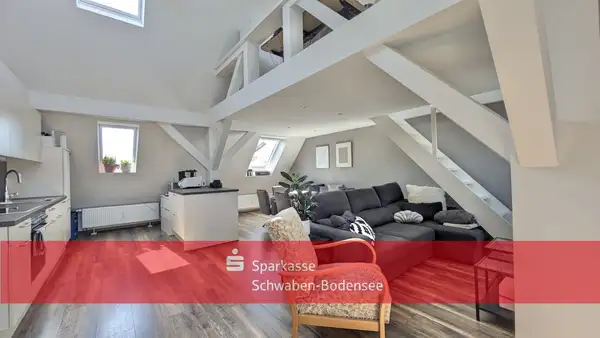 Stylische 2-Zimmer-Galeriewohnung in Haunstetten nähe Krankenhaus! 