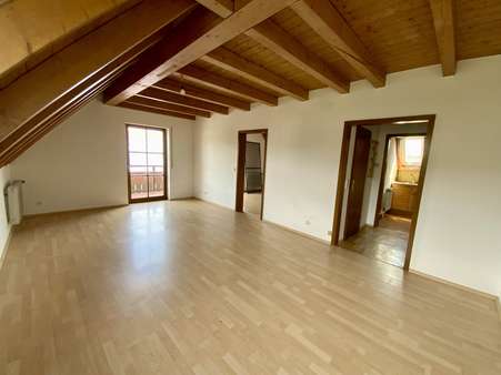 Wohnzimmer - Dachgeschosswohnung in 88142 Wasserburg mit 44m² kaufen
