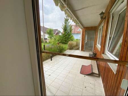 Terrasse Terrasse - Zweifamilienhaus in 86874 Tussenhausen mit 240m² kaufen