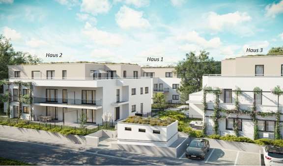 Häuser 1 - 3 Häuser 1 - 3 - Penthouse-Wohnung in 86391 Stadtbergen mit 98m² kaufen