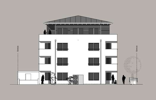 Südansicht Südansicht - Etagenwohnung in 87700 Memmingen mit 78m² kaufen