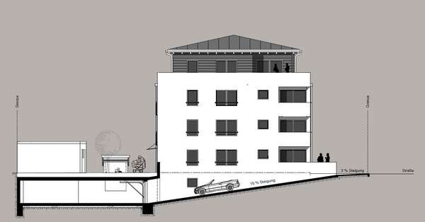 Westansicht Westansicht - Etagenwohnung in 87700 Memmingen mit 78m² kaufen
