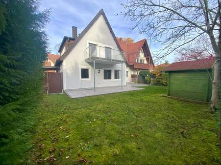 Ansicht vom Garten Ansicht vom Garten - Zweifamilienhaus in 86825 Bad Wörishofen mit 151m² kaufen