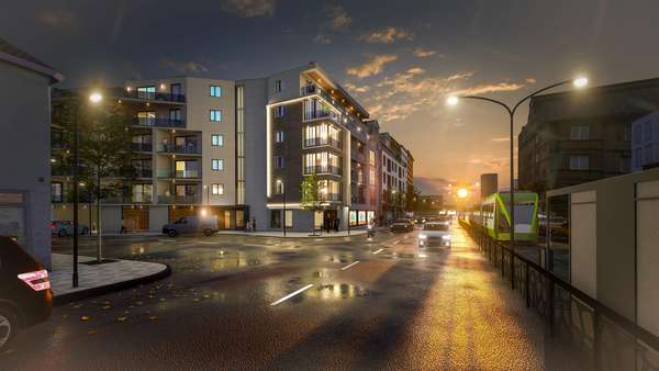 Visualisierung - Etagenwohnung in 86165 Augsburg mit 66m² kaufen