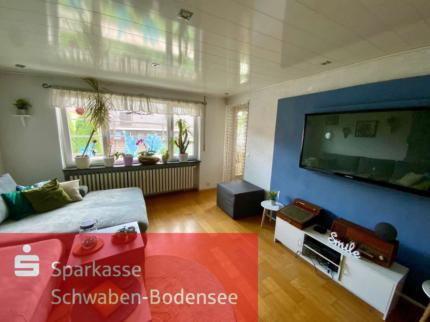 Wohnzimmer - Etagenwohnung in 88131 Bodolz mit 102m² kaufen