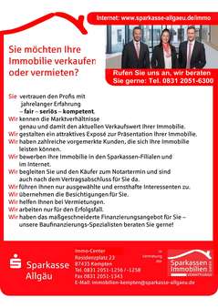 Unsere Leistungen für Sie - Etagenwohnung in 87616 Marktoberdorf mit 73m² kaufen