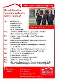 Unsere Leistungen für Sie! - Dachgeschosswohnung in 87527 Sonthofen mit 125m² kaufen