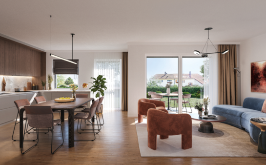Beispiel Wohnzimmer Erdgeschoss - Mehrfamilienhaus in 87668 Rieden mit 760m² kaufen