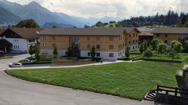 Ansicht-Richtung Süden - Etagenwohnung in 87538 Fischen mit 55m² kaufen