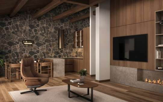 Beispielwohnbereich - Etagenwohnung in 87538 Fischen mit 55m² kaufen