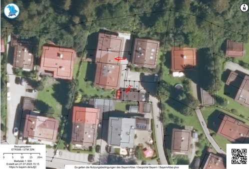 Lageplan Lageplan - Reihenmittelhaus in 87561 Oberstdorf mit 160m² kaufen