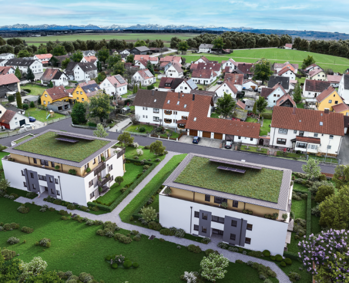 Den Alpen so nah - Erdgeschosswohnung in 87668 Rieden mit 77m² kaufen