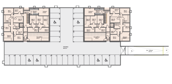 Tiefgarage - Erdgeschosswohnung in 87668 Rieden mit 77m² kaufen