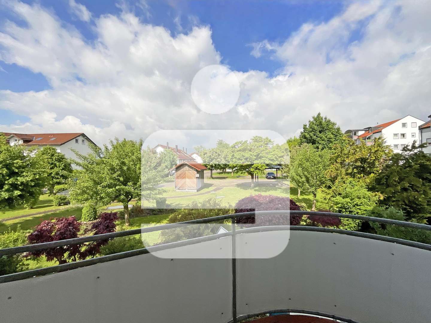 Balkonaussicht - Etagenwohnung in 87616 Marktoberdorf mit 53m² mieten