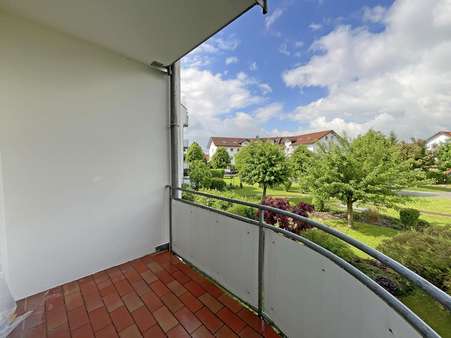 Balkon (Blick Richtung Süden) - Etagenwohnung in 87616 Marktoberdorf mit 53m² mieten
