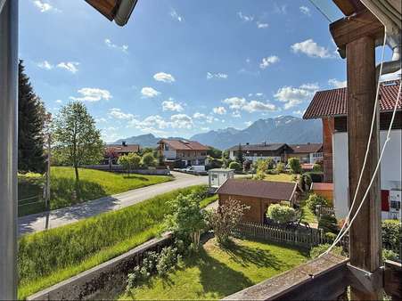 Ausblick vom Balkon - Etagenwohnung in 87459 Pfronten mit 72m² kaufen