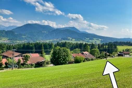 Vorderschneid mit Lage des Grundstückes Vorderschneid mit Lage des Grundstückes - Grundstück in 87497 Wertach mit 674m² kaufen