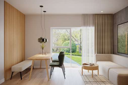 Helles Raumkonzept mit Terrassen- bzw. Balkonzugang Helles Raumkonzept mit Terrassen- bzw. Balkonzugang - Erdgeschosswohnung in 87616 Marktoberdorf mit 45m² kaufen